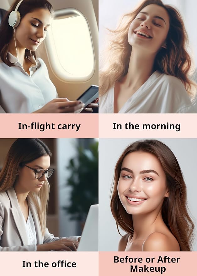 MISSHA Glow Skin Balm To Go Mist, 4-in-1 Hydrating, Refreshing, Makeup-Enhancing, Portable Dewy Glow Spray-VivaGrace Women