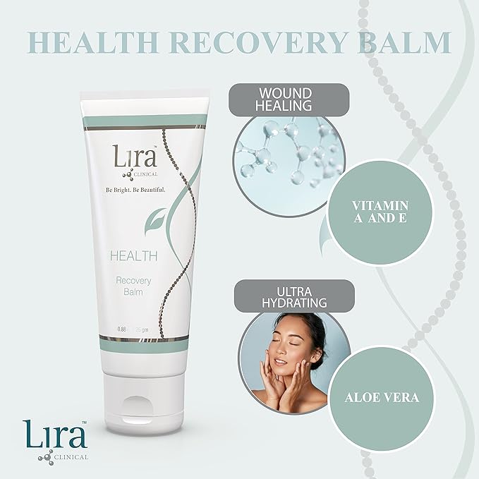 Lira Clinical HEALTH Recovery Balm - Post-treatment Ultra-hydrating Balm - with Aloe Vera, Vitamin A & E - for Normal, Sensitive, Dry Skin - 1 fl oz-VivaGrace Women