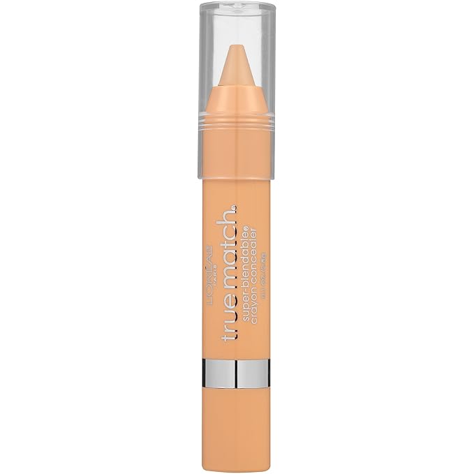 L'Oreal Paris True Match Super Blendable Crayon Concealer, Fair/Light Warm, 0.1 oz.-VivaGrace Women