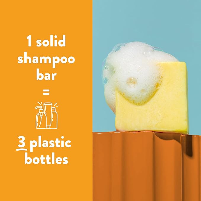 Ethique St Clements -Clarifying Solid Shampoo Bar for Oily Hair - Vegan, Eco-Friendly, Plastic-Free, Cruelty-Free, 3.88 oz (Pack of 1)-VivaGrace Women