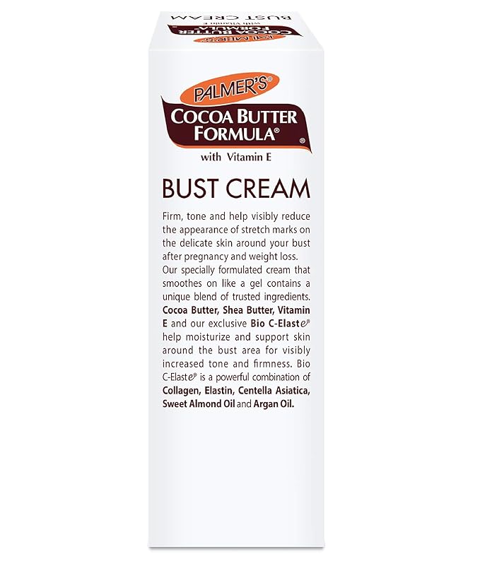 Palmer's Cocoa Butter Formula Bust Cream for Pregnancy Skin Care with Vitamin E, 4.4 oz. (Pack of 3)-VivaGrace Women