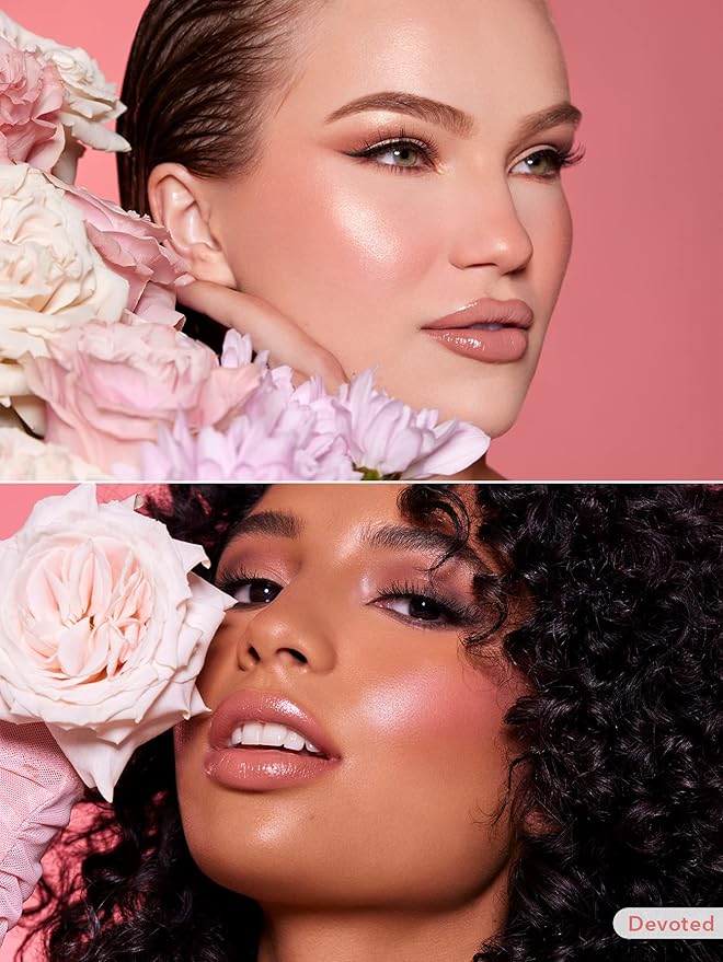SHEGLAM Color Bloom Dayglow Liquid Blush Makeup for Cheeks Shimmer Finish - Devoted-VivaGrace Women