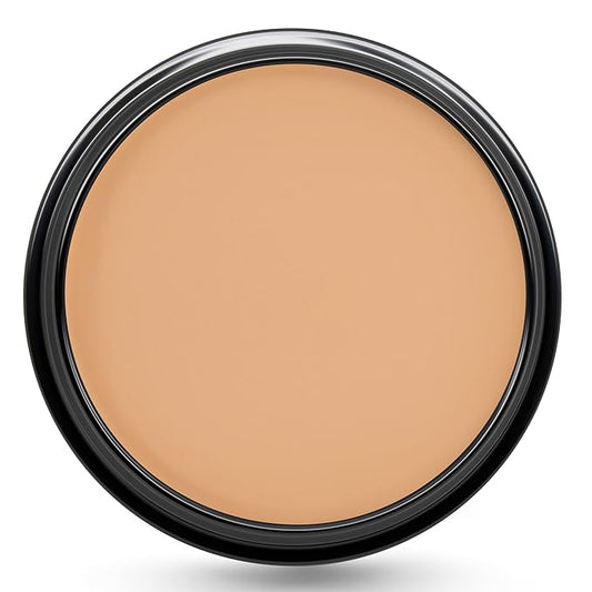 Graftobian HD Glamour Crème Foundation 1/2oz, Weightless Full Coverage Makeup, 65 Inclusive Shades, For All Skin Types, Natural or Full-Glam Looks, For Professionals and Beginners (Spiced Latte)-VivaGrace Women