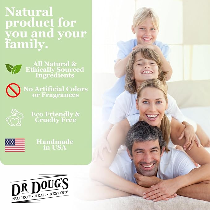 Dr. Doug's Original Miracle Balm – Hydrating, All-Natural & Toxin-Free Skin Care | Organic, Handmade Balm for Dry, Itchy Skin | Cruelty-Free & Paraben-Free Formula-VivaGrace Women