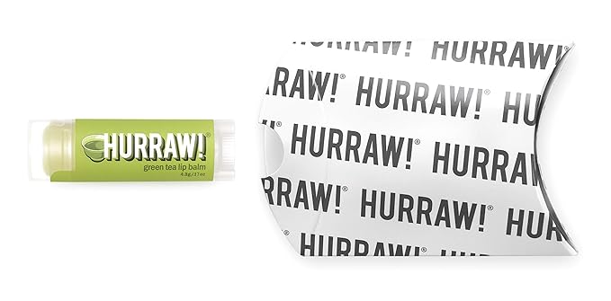 Hurraw! Green Tea Lip Balm: Organic, Certified Vegan, Cruelty and Gluten Free. Non-GMO, 100% Natural Ingredients. Bee, Shea, Soy and Palm Free. Made in USA-VivaGrace Women