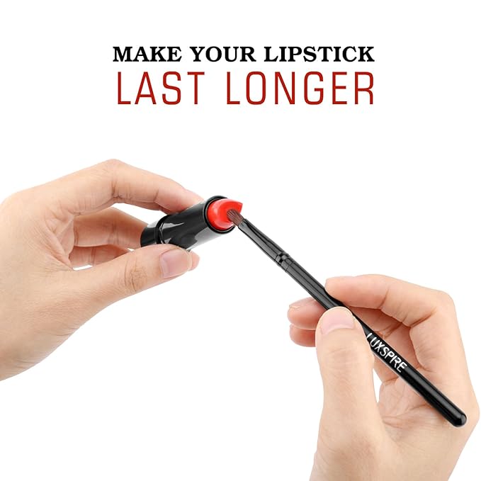 Luxspire Lip Brush Concealer Brushes 2 Pieces, Lipstick Gloss Brushes Applicators Eyeshadow Lip Liner Makeup Brush Cosmetics Make Up Tools, Small Make Up Brushes-VivaGrace Women