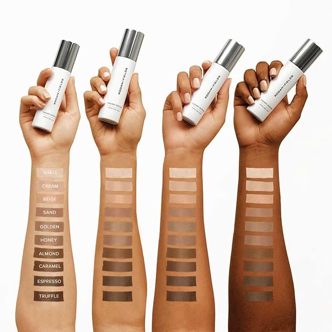 Rodan and Fields Radiant Defense Perfecting Liquid SPF 30 - Shell | 50 mL | 4-in-1 Makeup & Skin Care Beauty Solution | Sunscreen | Face Moisturizer | Light Skincare Foundation | Sunscreen for Face-VivaGrace Women