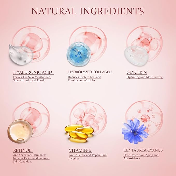 Under Eye Patches Masks - for Dark Circles, Puffiness, Eye bags,and Fine Lines Smoothing Skin Care Treatment with Collagen and Hyaluronic Acid for Women and Men, (60 Pcs) Pink-VivaGrace Women