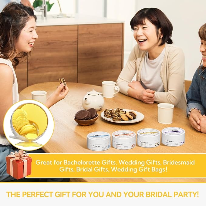 LANBENA 24K Gold Under Eye Patches(30 Pairs) -Cooling Eye Masks for Fine Lines Reduce, with Caffeine Niacinamide Tetrapeptide Hydra-Gel Collagen, Puffy Eyes & Dark Circles & Eye Bags Treatment-VivaGrace Women