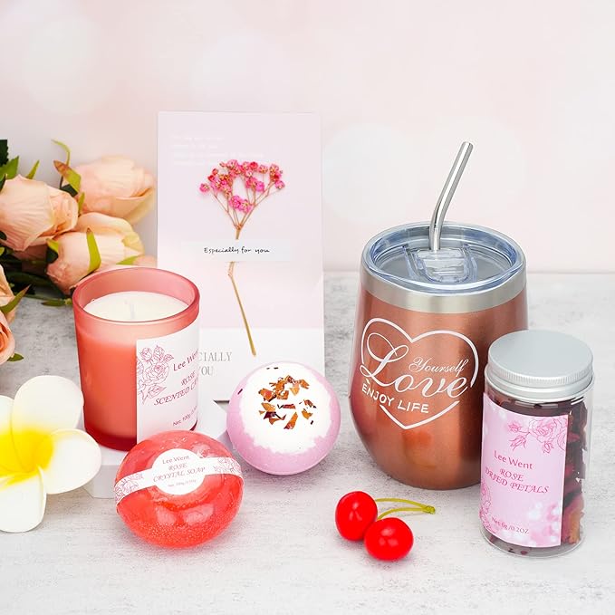 Birthday Gifts for Women, Relaxing Spa Gift Basket for Women Gifts for Women Her Wife Mom Birthday Gifts for Mom Gifts for Her Christmas Day Mothers Day Gifts-VivaGrace Women