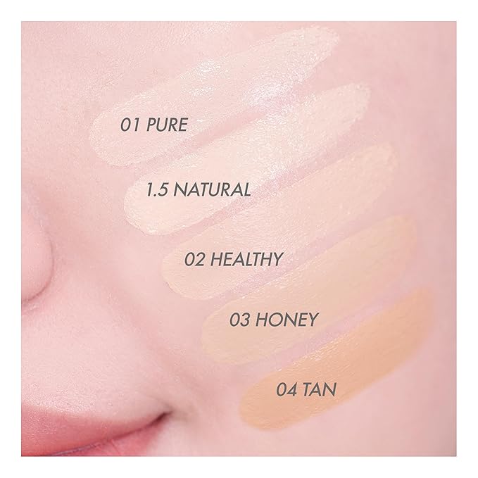 Amuse SEOUL DEW POWER VEGAN CUSHION [REFILL] | Dewy, glow, long-lasting, clean beauty, lightweight, natural look, foundation for sensitive skin, hydrating cushion ([REFILL] 03 HONEY)