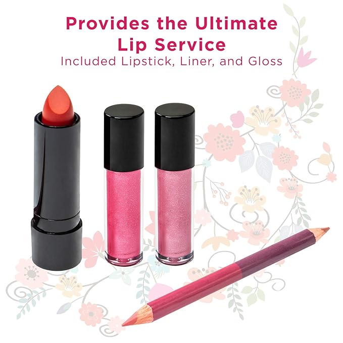 Makeup Kit Gift Set - 41 Eye Shadows, 7 Body Glitters, 1 Lip Liner Pencil, 1 Lipsticks, 4 Blushs, Eye liner pencil, 5 Concealers, 2 Lip Gloss, 5 Bronzers, Mirror-VivaGrace Women