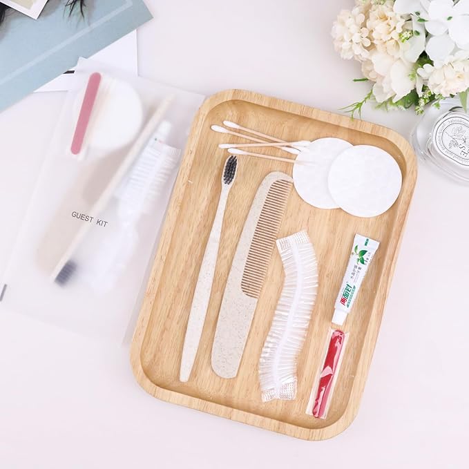 Hygiene Kit, Hygiene Kit Bulk, Travel Hygiene Kit With Toothbrush, Toothpaste, Care Package, Comb, Shower Cap, Individually Packed, Suitable For Hotel, Home, Camping, Travel (100-PACK)-VivaGrace Women