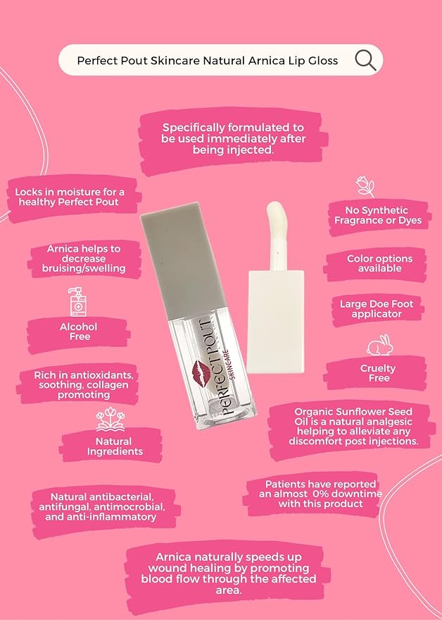 Attitude Natural Arnica Lip Gloss Lip Filler Aftercare-VivaGrace Women