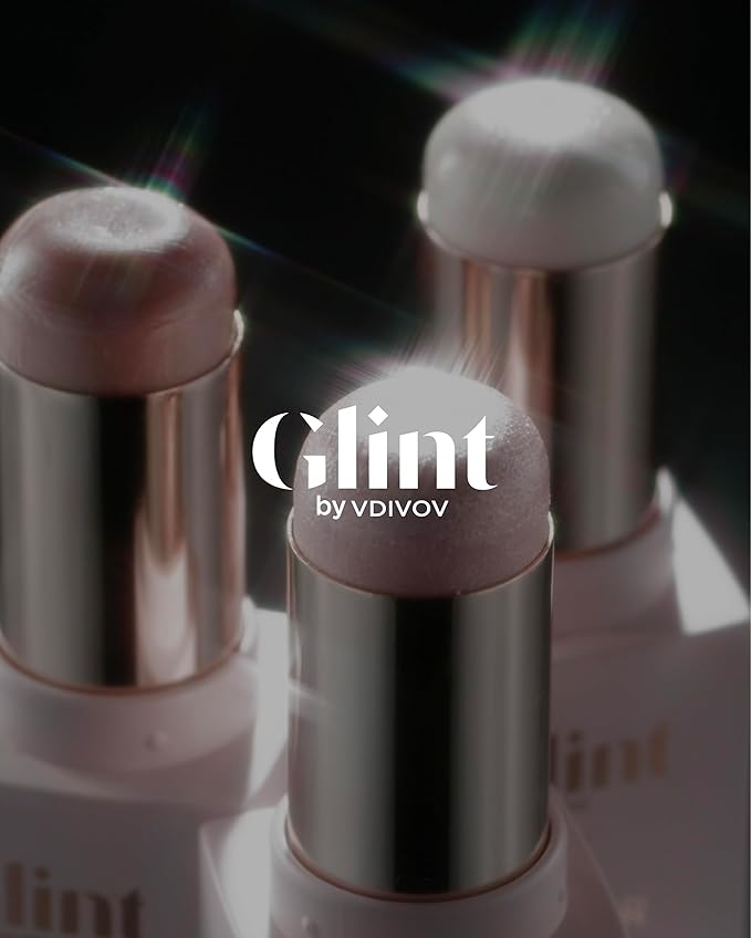 Glint Stick Highlighter (Dewy Moon, 0.24oz) - Multi-Use Illuminator Stick by LG Beauty. Creamy & Blendable Color.-VivaGrace Women