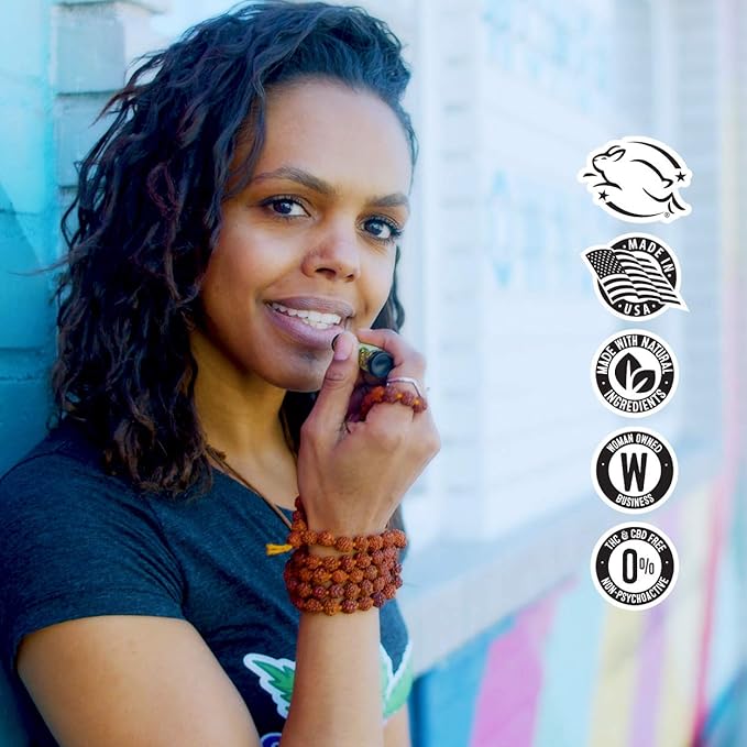 CannaSmack Natural Hemp Lip Balm - Sooth, Protect, & Moisturize Your Lips. 5 Flavors - Mango, Tropical, Peach, Berry, & Cherry - Beeswax, Hemp Seed Oil, Coconut Oil, & Vitamin E - Cruelty Free-VivaGrace Women