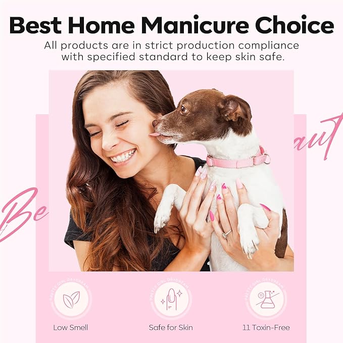 modelones Builder Nail Gel, 8-in-One Baby Pink Builder, Pastel Pink Rubber Base Gel Polish, LED Lamp Cured Color Base Hardener Apex Building Strengthener Extension for DIY Salon Girls Home-VivaGrace Women