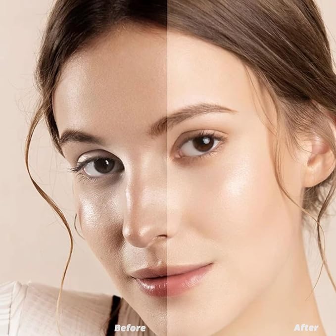 Moisture Cushion CC Cream Foundation for Mature Skin - Flawless Concealer BB Cream with Mushroom Head, Long-Lasting Waterproof Air Cushion CC, Natural honey and pine Makeup cream, Even Skin Tone（02#）-VivaGrace Women