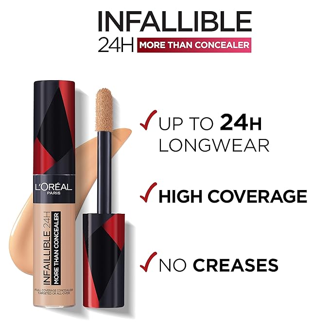 L'Oreal Paris Infallible More Than Concealer 11ml - 332 Amber-VivaGrace Women