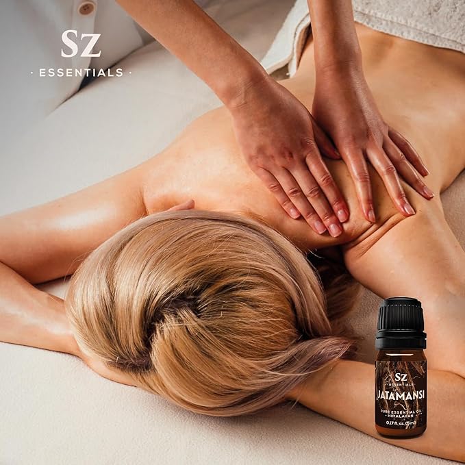 Jatamansi Essential Oil aka Spikenard - 100% Pure & Undiluted - Extracted from Nardostachys Jatamansi - Strong & Powerful Scent with Earthy Overtones - Therapeutic Grade - 0.17oz-VivaGrace Women