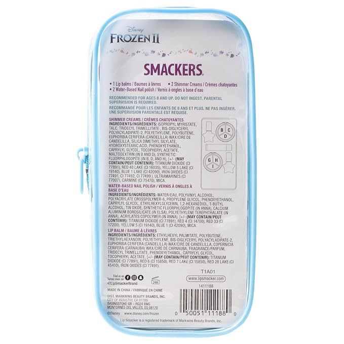 Lip Smacker Disney Frozen II Pouch Makeup Set And Bag For Girls (Pack of 2)-VivaGrace Women