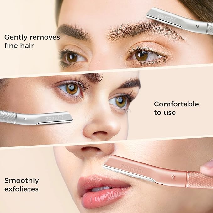 ZOMCHI Precision Eyebrow Razor Blades - Set of 10 Replacement Blades-VivaGrace Women