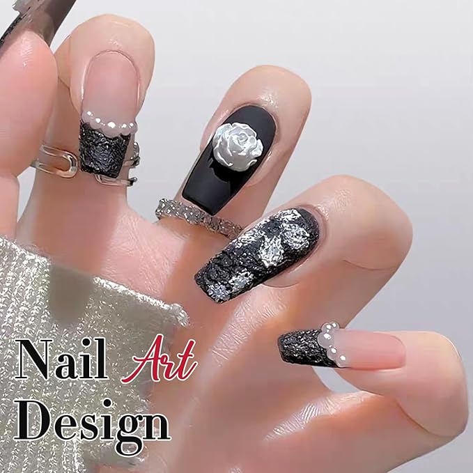 Double Rhythm 3D Nail Gel Solid Sculpting Gel for Nail Art Non-Sticky Hard Gel for Building Carving Molding Nail Extension Soak Off UV/LED Salon Home DIY 0.5 Oz (Gypsum Black)-VivaGrace Women