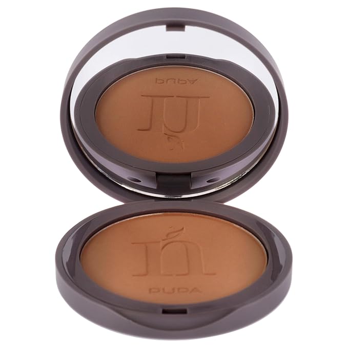 PUPA Milano Natural Side Bronzing Powder 002 Natural Bronze - Add Warmth and Glow to Skin - Easy Blending Bronzer Contour Makeup Powder to Brighten Complexion - Natural Formula - 0.28 oz-VivaGrace Women
