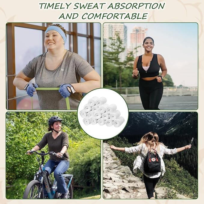 16 Pack Cotton Tummy Liners and Bra Liners Set for Sweat Rash Skin Folds Plus Size Women Sweating Supplies-VivaGrace Women