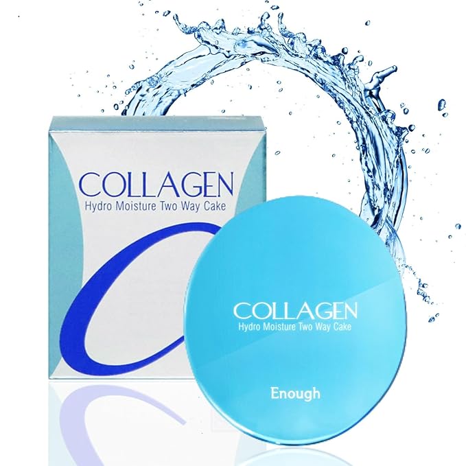 Enough Collagen Hydro Moisture Two Way Cake SPF25 PA++ #21 (including Refill) 13g-VivaGrace Women