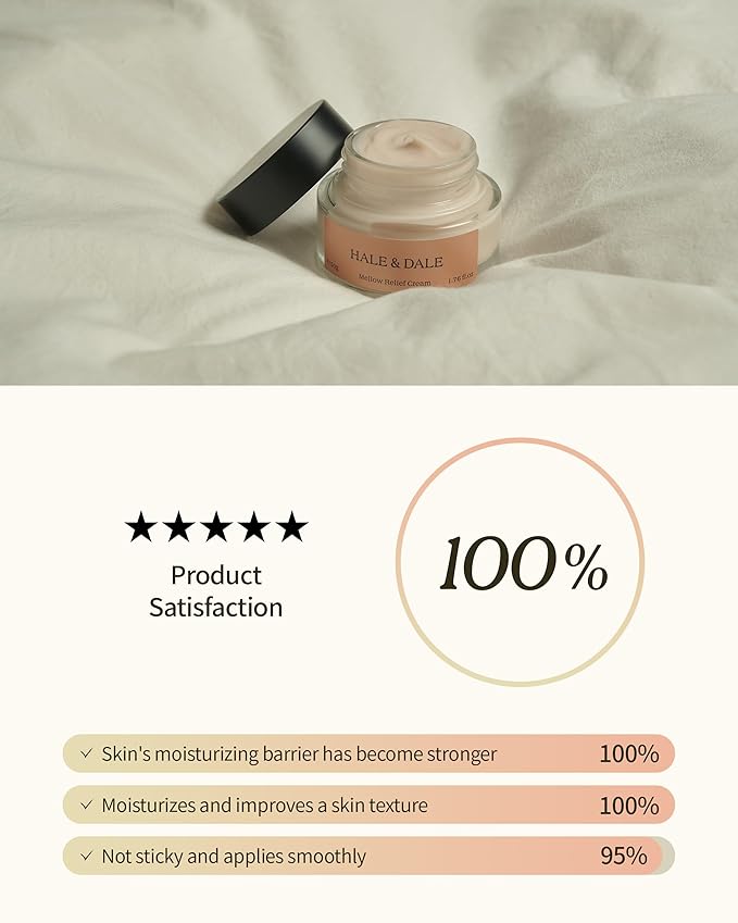 HALE&DALE Korean Moisturizer face Cream 1.76 oz, K-Beauty Moisturizer with Squalane, Shea Butter, Hydrating & Nourishing Cream with Dry and Aging Skin, Vegan, Silicone, Sulfate, and Paraben free-VivaGrace Women