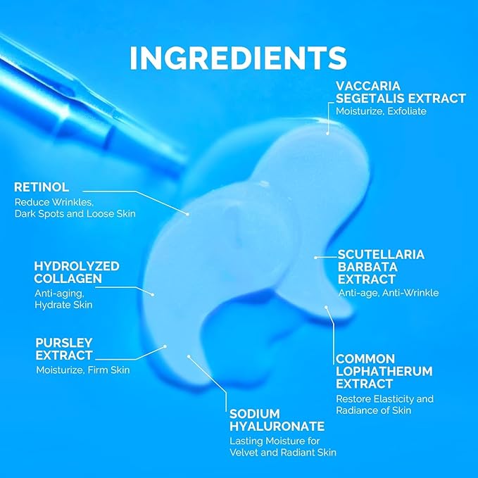 CCbeauty Under Eye Patches for Dark Circles and Puffiness - Hyaluronic Acid Under Eye Mask with Collagen for Wrinkles, Hydrating Eye Masks Skincare for Dry Eye & Eye Bags, 30 Pairs-VivaGrace Women