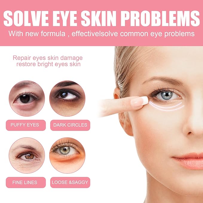 Rosehip Eye Cream Stick, Moisturizing, Hydrating, Lightens Lines and Dark Circles, Lifting, Firming-VivaGrace Women