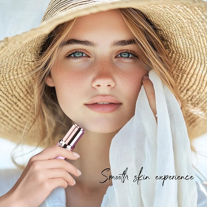 Facial Hair Removal for Women, Face Shavers for Women, Portable Lady Face Electric Razor for Lip, Peach Fuzz, Chin with USB Rechargeable-VivaGrace Women