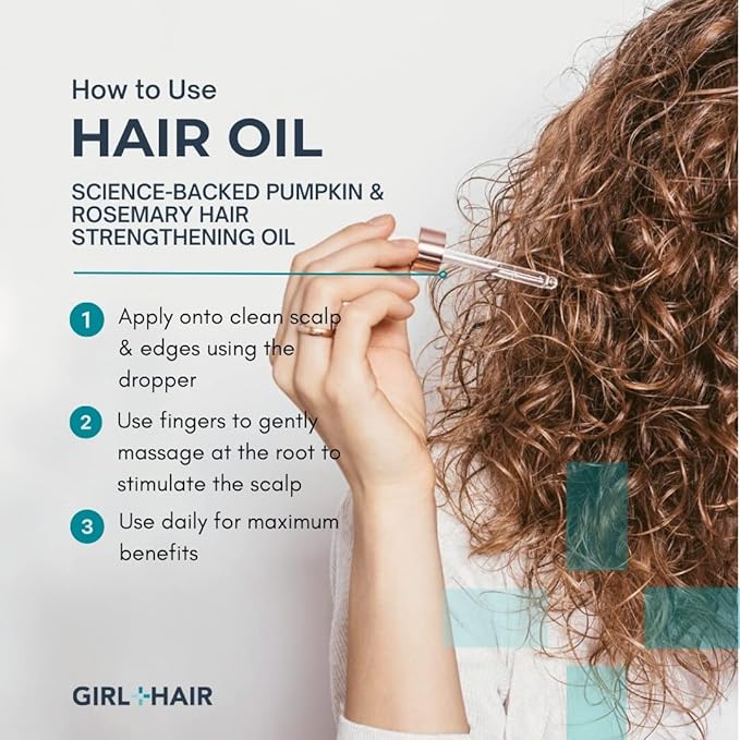 G+H Strengthening Oil | Promotes Thicker, Fuller Hair & Healthy Scalp | With Pumpkin & Rosemary for Healthy Hair | For All Hair Types (2 fl oz)-VivaGrace Women