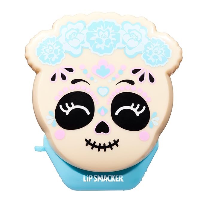 Lip Smacker Day of the Dead Lip Balm - Spooky Blooberry (Blue)-VivaGrace Women