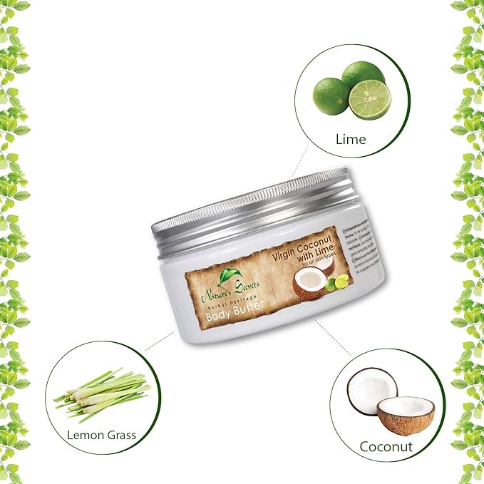 Nature's Secrets Coconut Body Butter with Hyaluronic Acid, Retinol, Jojoba Oil & Viatmin E. Creamy, Ultra-Moisturising. For Dry Skin.-VivaGrace Women
