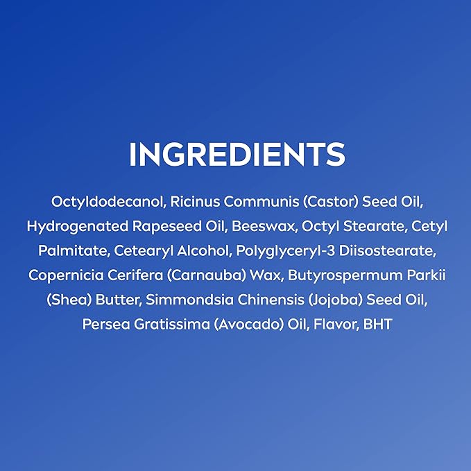 NIVEA Moisture Lip Care, Lip Balm Stick with Shea Butter, Jojoba Oil and Avocado Oil, 0.17 Oz, Pack of 4-VivaGrace Women