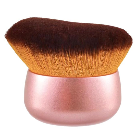 Blend & Blur 75mm Body Kabuki Brush - For Self Tanner, Body Bronzer & Foundation | Face/Back Multitool | Wet/Dry Use (Rose Gold)-VivaGrace Women