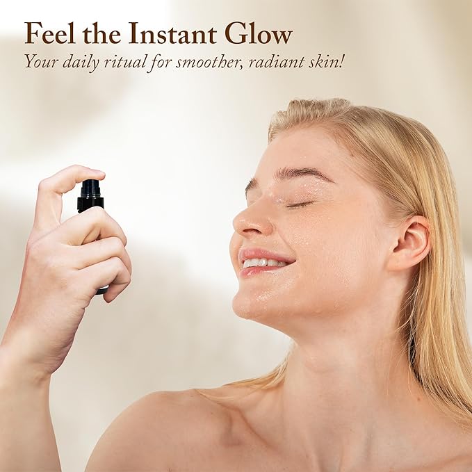 4 Oz Face Lift Mist - Hydrating Face Moisturizer with Green Tea & Niacinamide - Natural Skin Care Spray with Antioxidants, Amino Acids & Aloe for Brighter, Softer Complexion-VivaGrace Women