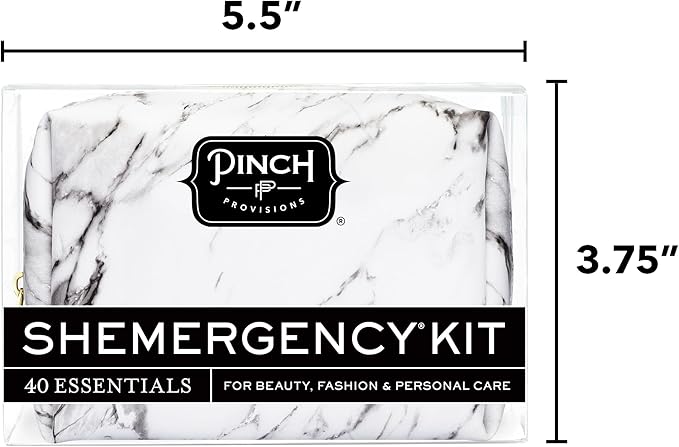 Pinch Provisions Shemergency Kit for Her, 40 Emergency Essential Items, Compact, Multi-Functional Pouch, Gift for Women, Birthday, Bachelorette Parties, and More!-VivaGrace Women