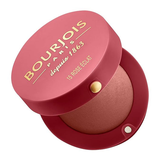 Bourjois Blush for Women, 15 Rose Eclat, 0.08 Ounce-VivaGrace Women