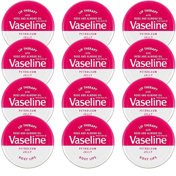 Vaseline Lip Balm 20g/0.705oz (12x20g/0.705, Rosy Lips)-VivaGrace Women