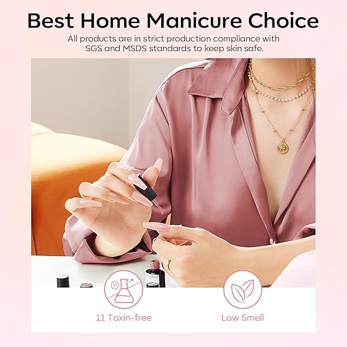 modelones Pearl Gel Nail Polish, 6 Colors Shimmer Glitter Iridescent White Nude Blue Pink Mermaid Nail Drawing Soak Off Gel Polish Swirl Shell Thread Effect Gift DIY at Home with Dotting Pen-VivaGrace Women