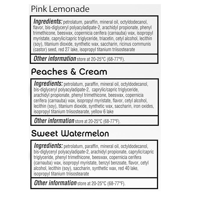 ChapStick Lip Moisturizer I Love Summer Collection 3-Packs (12 Sets/36 Tubes) – Bulk Lip Balm, Refreshing & Sweet, 0.15 Oz Ea-VivaGrace Women