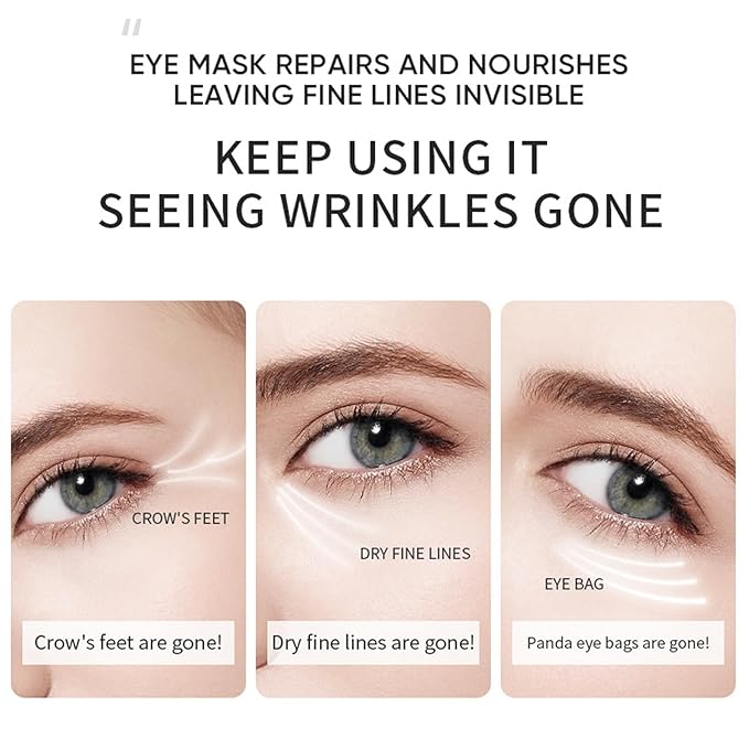 Under Eye Patches (30 Pairs) -24K Gold Eye Masks for Puffy Eyes and Dark Circles Collagen Skin Care Products,Smooth Fine Line, Nourish Skin, Gel Under Eye Patches for Women And Men-VivaGrace Women