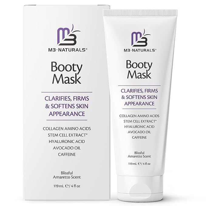 Moisturizing Butt Mask for Women - Butt Firming Mask and Caffeine Cellulite Cream for Thighs and Buttocks with Collagen - Clarifying Butt Firming Cream for Cellulite KP and Dry Skin by M3 Naturals-VivaGrace Women
