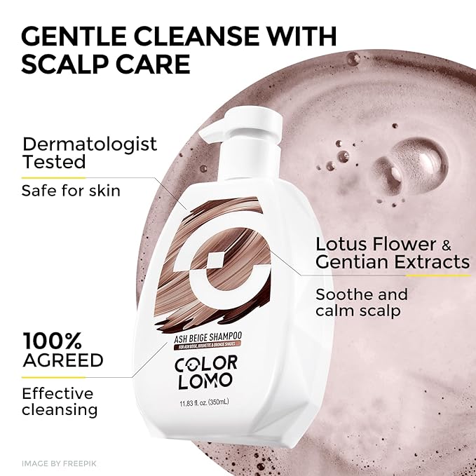 Ultra Color Safe Shampoo | Help Prevent Fading & Provide Subtle Color Replenishment | Prolong Color Vibrancy and Enhance Shine | Vegan & Cruelty-Free Formula | For Brown Color Treated Hair-VivaGrace Women