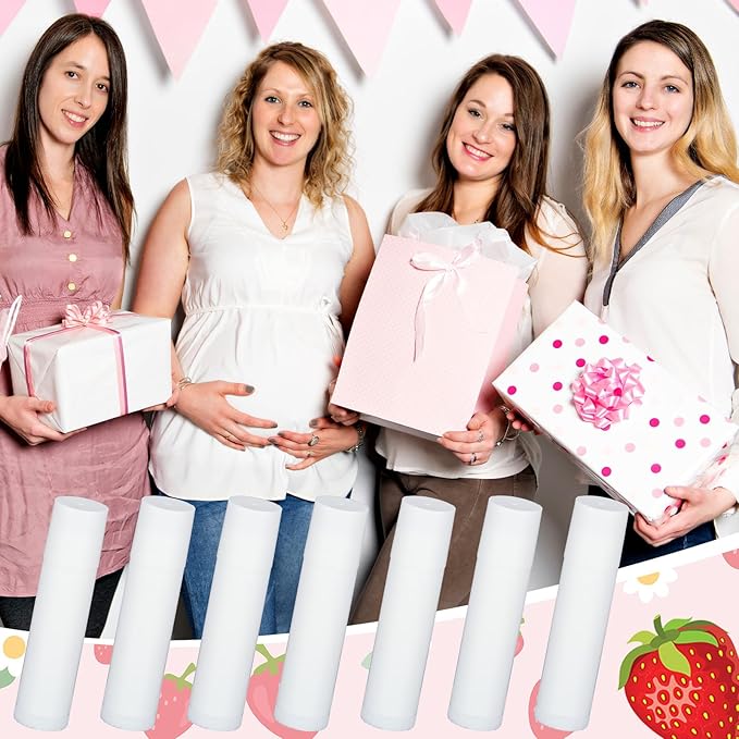 Demissle 150 Pcs Unlabeled Lip Balm Bulk Chapped Stick Blank Mini Lip Balm Gifts Moisturizing Lip Balms Favors for Women Homeless Wedding Bridal Shower Favors Baby Shower Guests Favors(Strawberry)-VivaGrace Women