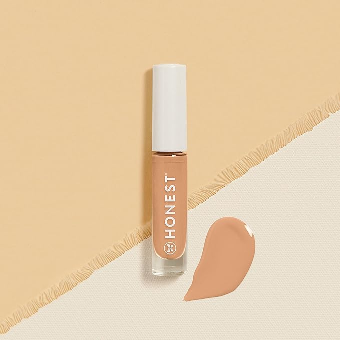 Honest Beauty Fresh Flex Concealer with Niacinamide + Vitamin E + Hyaluronic Acid | Vegan + Cruelty free | Fawn, 0.17 fl oz-VivaGrace Women